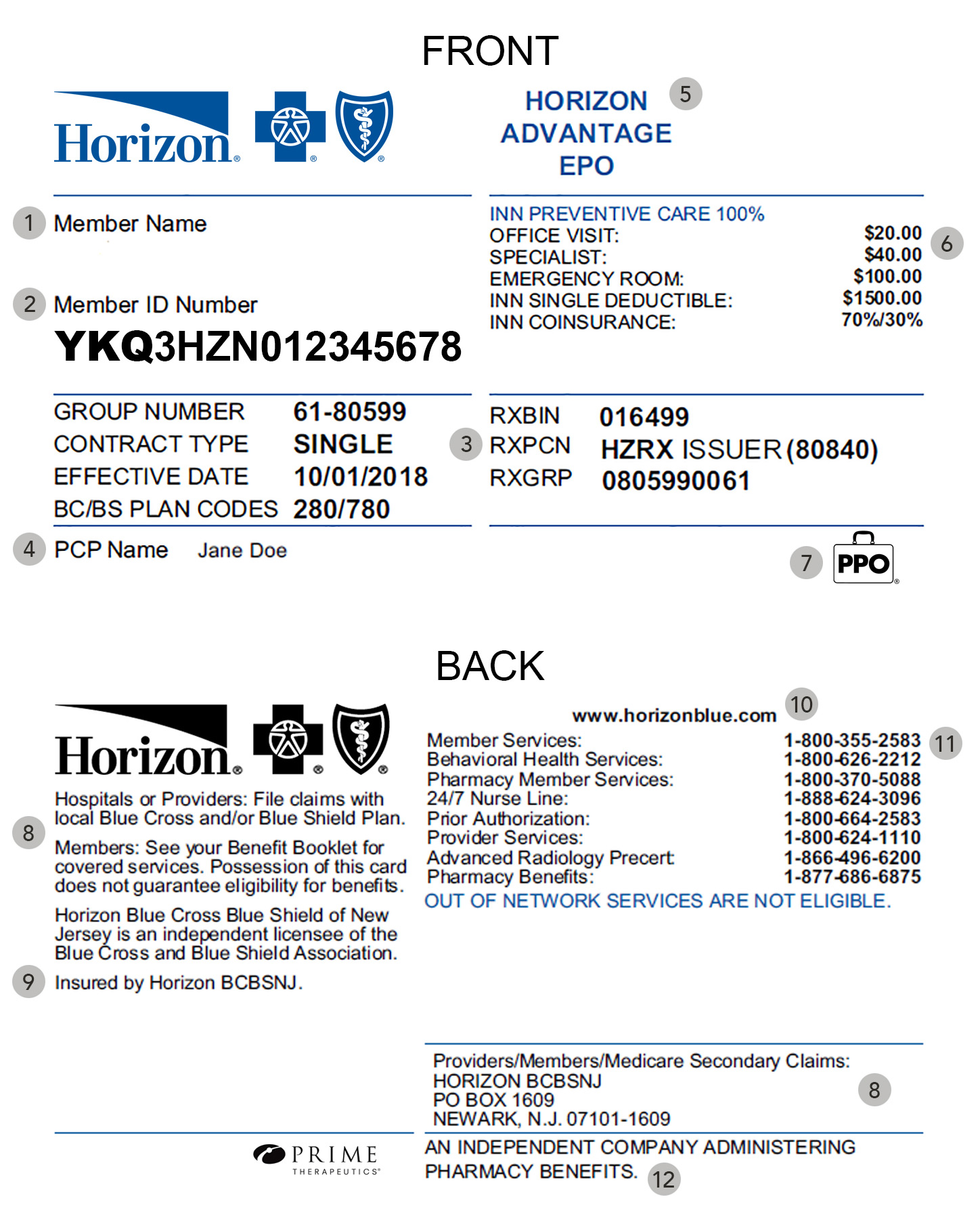 horizon blue cross blue shield travel insurance