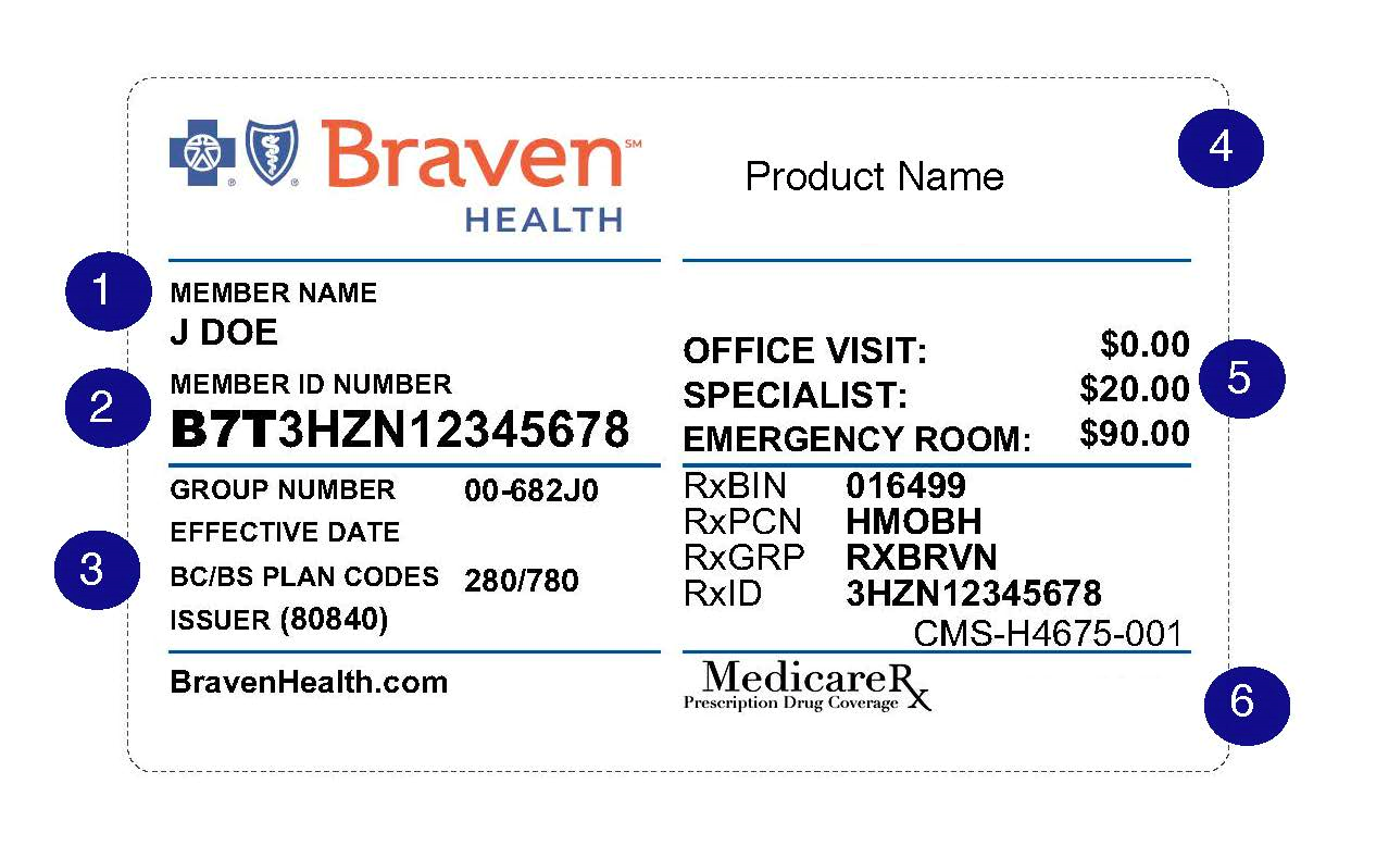 Identification Horizon Blue Cross Blue Shield of New Jersey