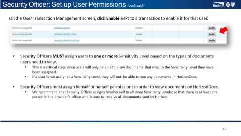 screenshot from horizon docs