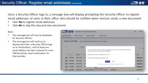 screenshot from horizon docs
