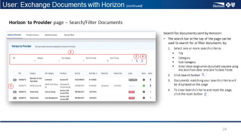 screenshot from horizon docs