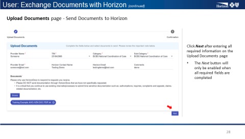 screenshot from horizon docs
