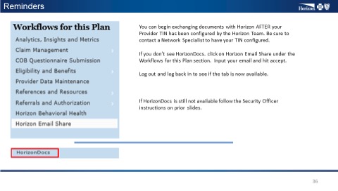 screenshot from horizon docs